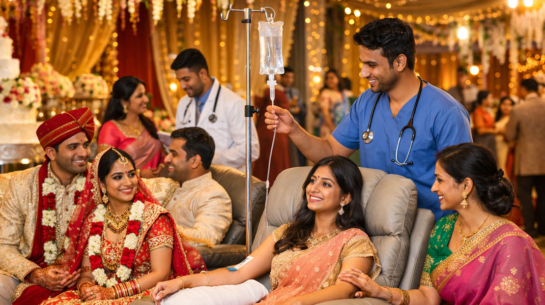 TRENDSPOTTING: MOBILE IV-THERAPY AT WEDDINGS!